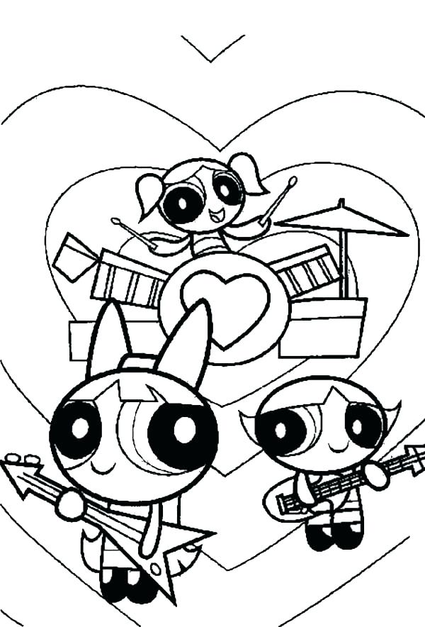 Coloring Pages Powerpuff at GetDrawings | Free download