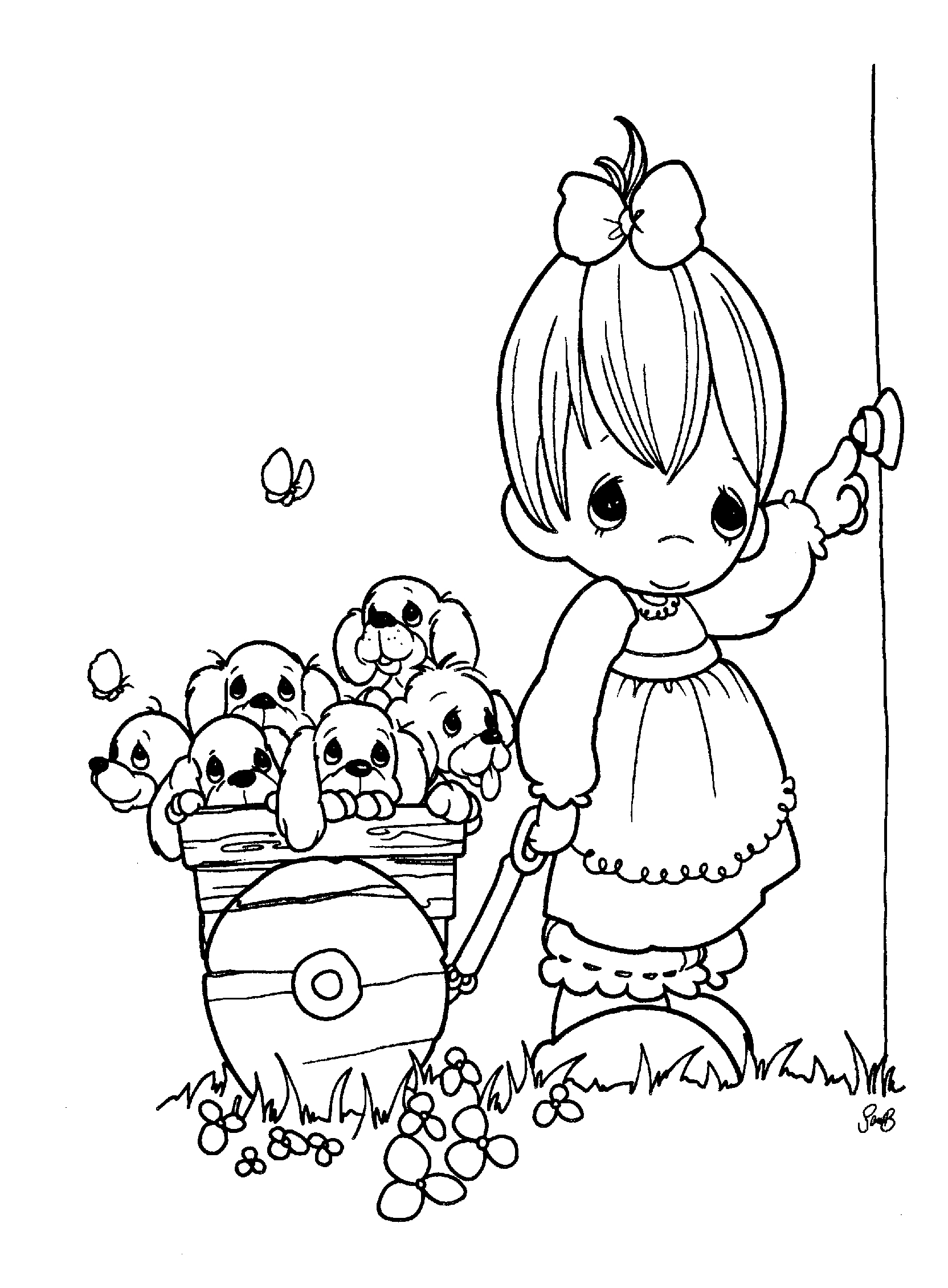 Coloring Pages Precious Moment at GetDrawings | Free download