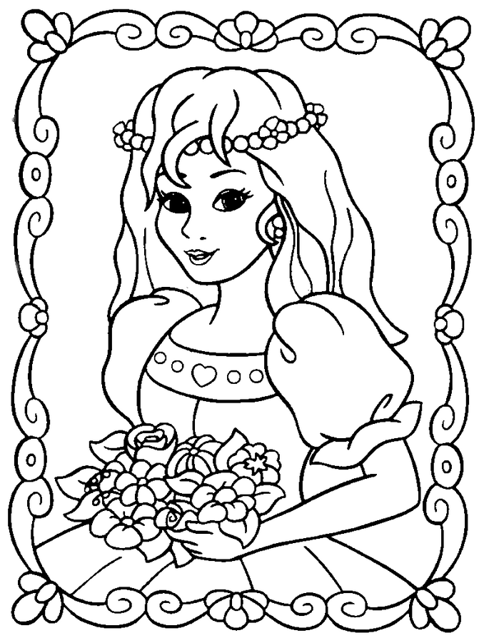 671x894 Princess Coloring Page Coloring Book