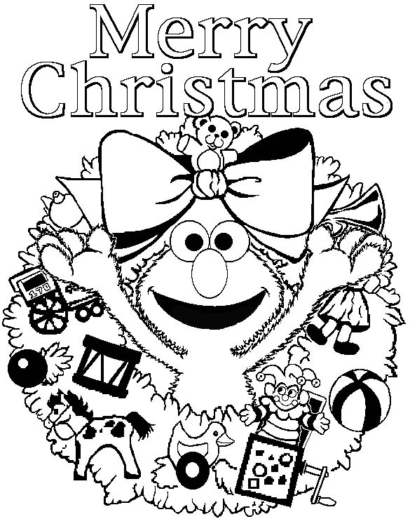 585x740 Printable Christmas Coloring Pages