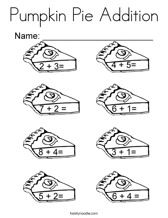 685x886 Pumpkin Pie Addition Coloring Page