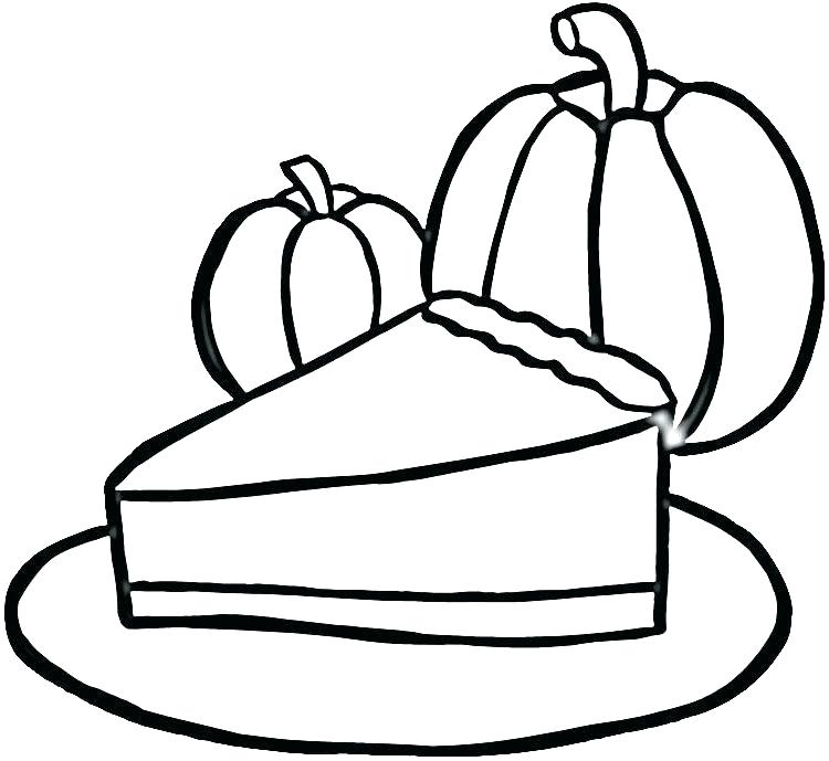 750x689 Pumpkin Pie Coloring Page Pumpkin Pie Coloring Page Piece