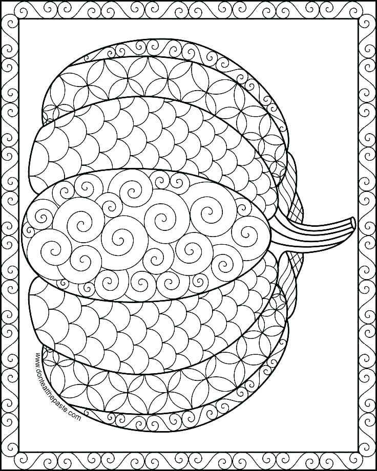736x920 Pumpkin Coloring Pages To Print