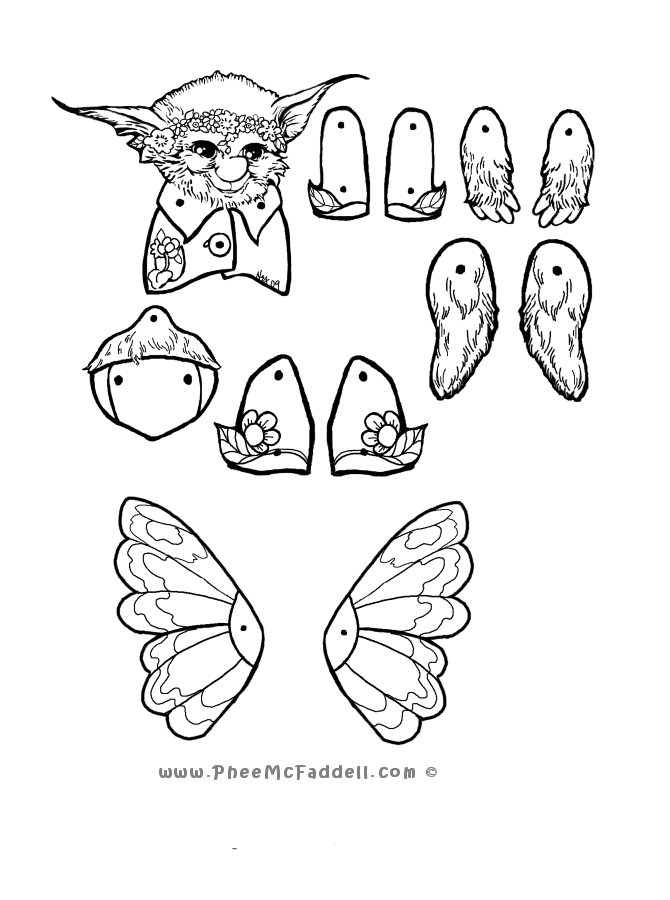 670x900 Moth Puppet Art Doll And Parts