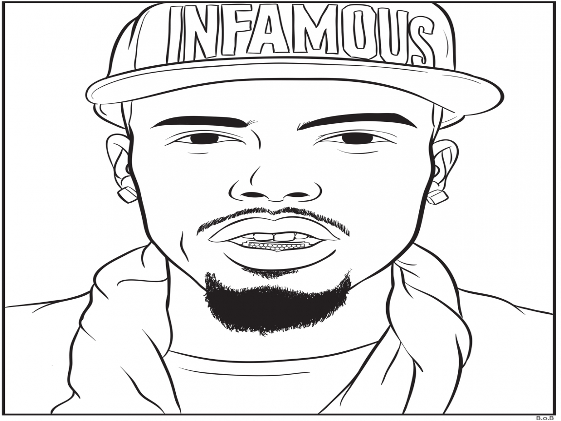 Future Rapper Coloring Page Coloring Pages