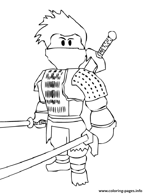 605x804 Print Roblox Ninja Coloring Pages Smith Free