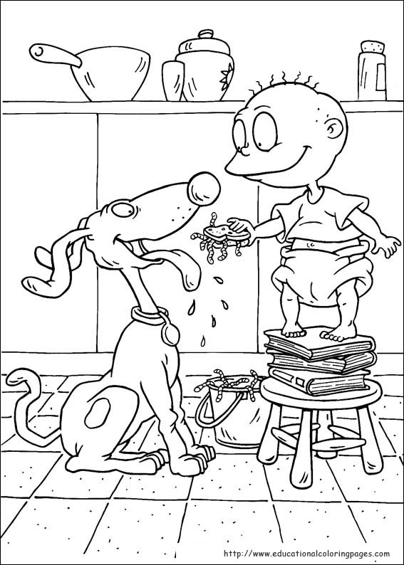 567x794 Rugrats Coloring Pages