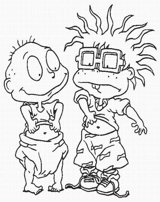 641x807 Rugrats Coloring Pages Team Colors