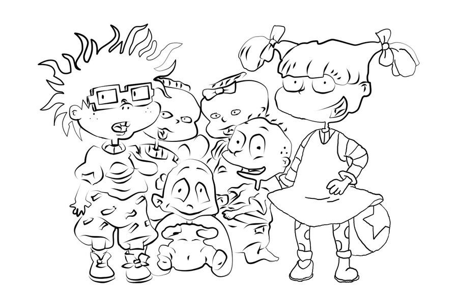 900x574 Free Printable Rugrats Coloring Pages For Kids