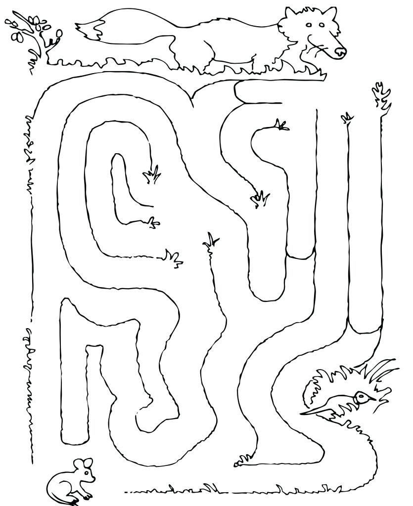 835x1024 Coloring Pages Mazes Maze Page Runner