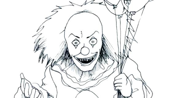 570x320 Clowns Coloring Pages Clown Coloring Pages Clowns Coloring Pages
