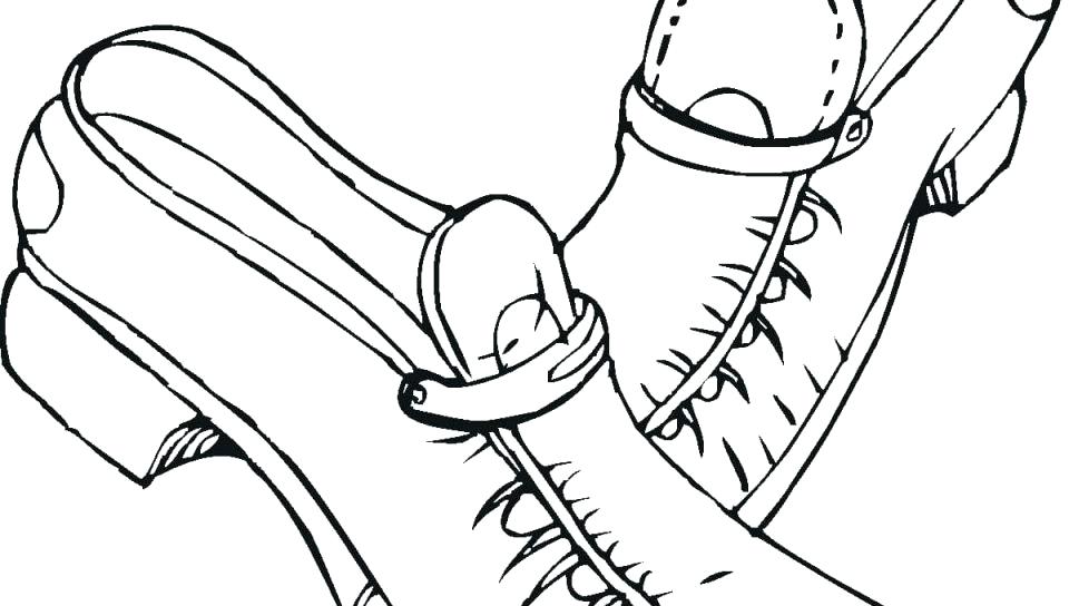 Coloring Pages Shoes Printable at GetDrawings | Free download
