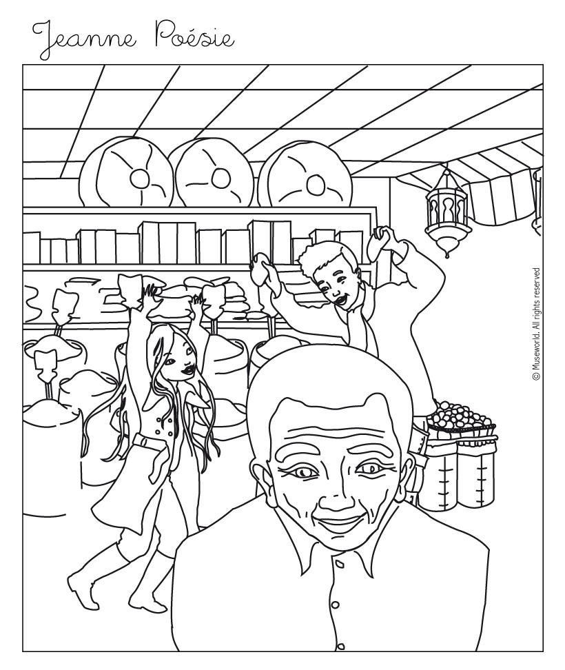 820x972 Jeanne Shopping Coloring Pages