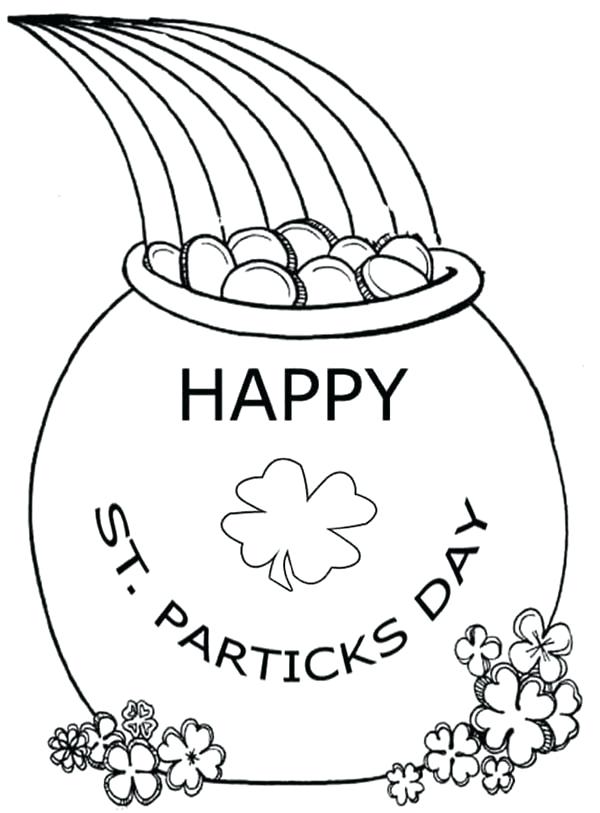 600x813 St Patrick Coloring Page St Colouring Pages St S Day Colouring