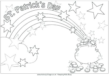 460x322 Coloring Pages St Patricks