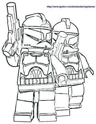 309x400 Star Wars Lego Coloring Page Star Wars Iii The Clone Wars Coloring