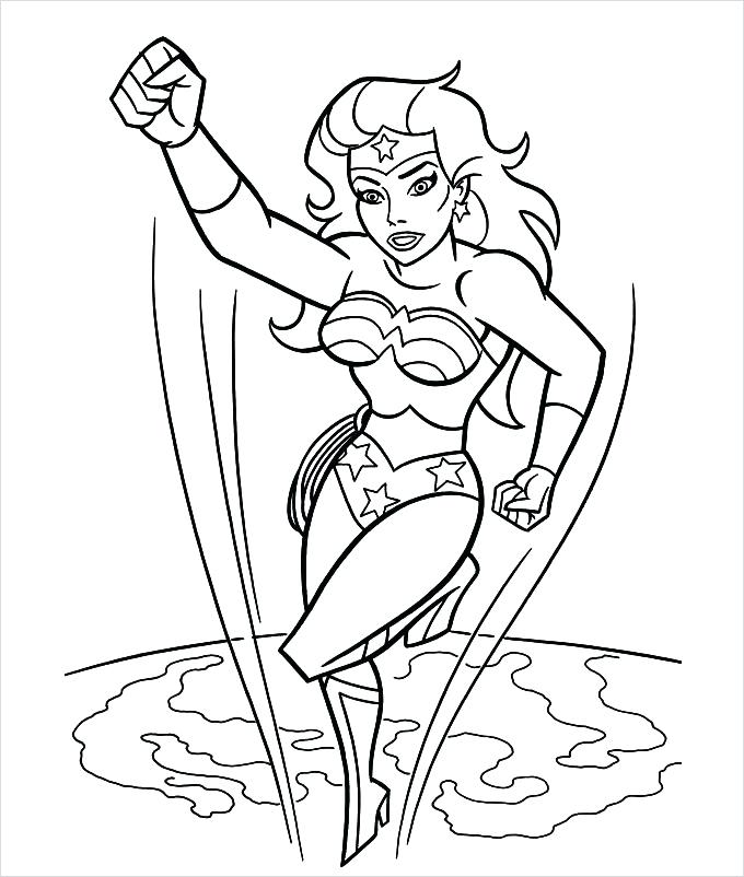 680x802 Superheroes Printable Coloring Pages