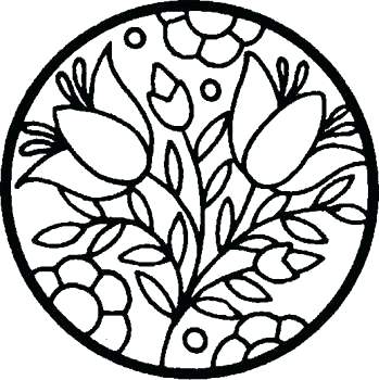 349x350 Coloring Printable Stained Glass Coloring Pages Fancy Printable