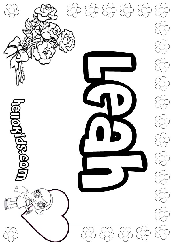 600x849 Leah Coloring Pages