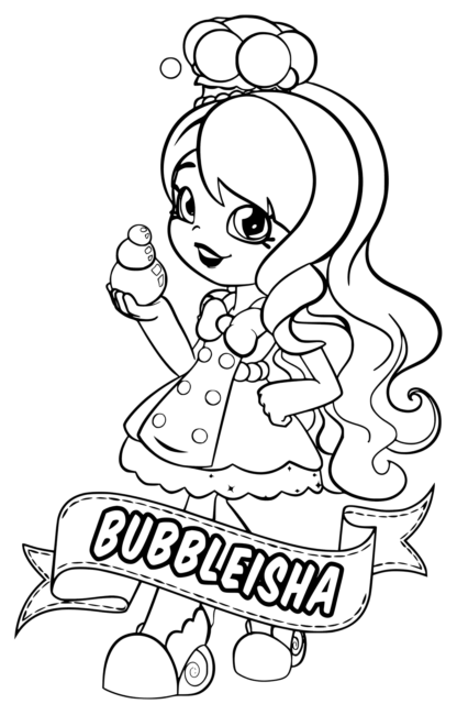 416x650 Shopkins Coloring Pages Shoppies Print Shopkins Girl Shoppie Say