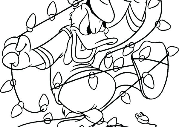 599x425 Donald Duck Coloring Pages Online Free Printable Holiday Of X