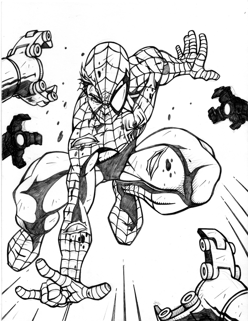 821x1063 Printable Spiderman Coloring Pages For Kids Coloring Pages Online