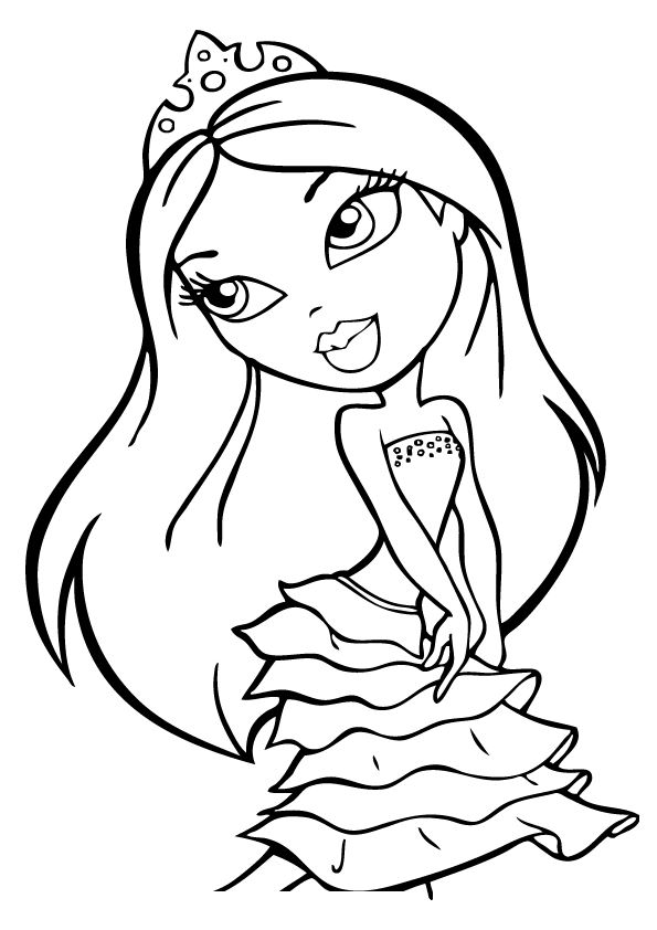 595x842 Coloring Pictures To Print Kid Coloring Sheets To Print Bratz