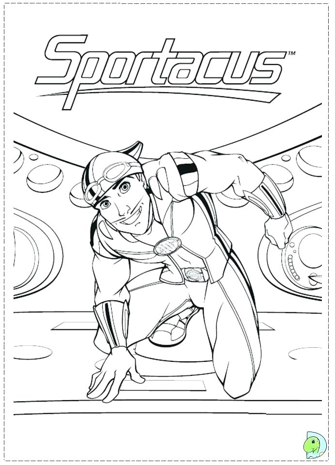 691x960 Lazy Town Coloring Pages