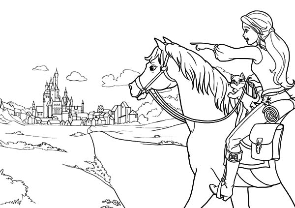 600x423 Barbie Three Musketeers Going To Town Coloring Pages Batch Coloring