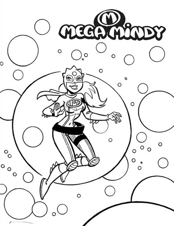 600x780 Tv Series Mega Mindy Coloring Pages Batch Coloring