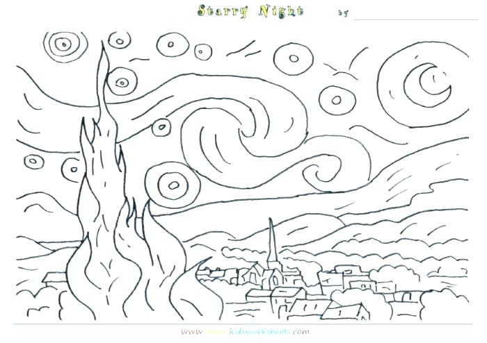Van Gogh Sunflowers Coloring Page at GetDrawings | Free download