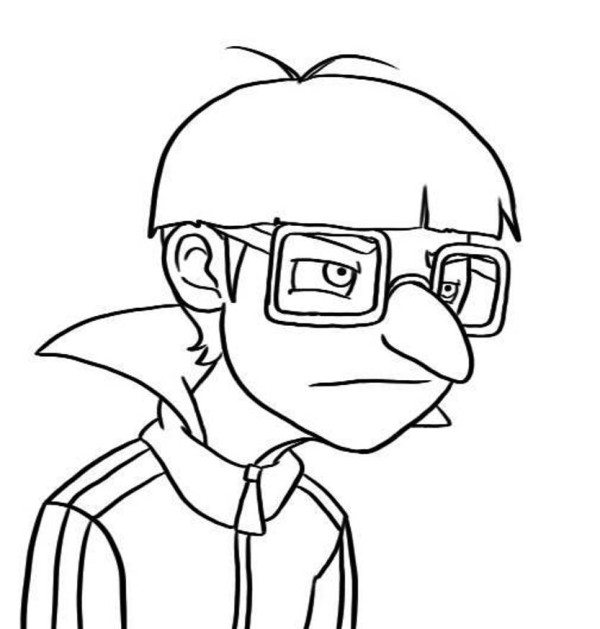 600x629 Despicable Me Coloring Pages Of Vector