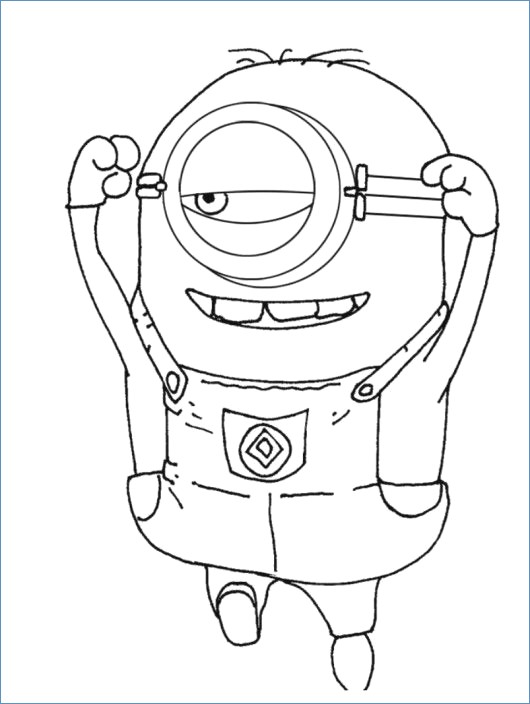 530x704 Despicable Me Coloring Pages Of Vector