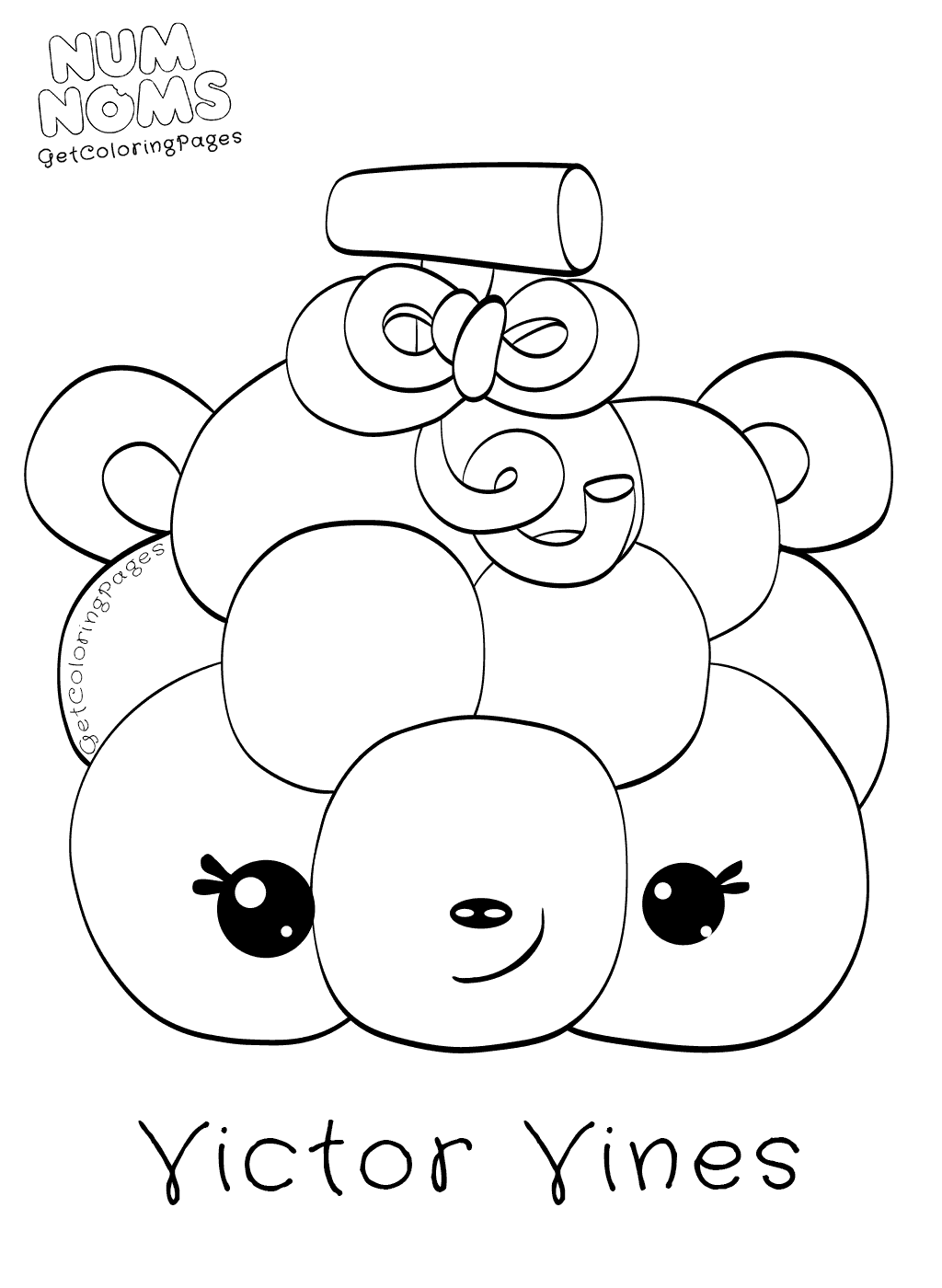 1024x1400 Victor Vines Kawaii Grape Coloring