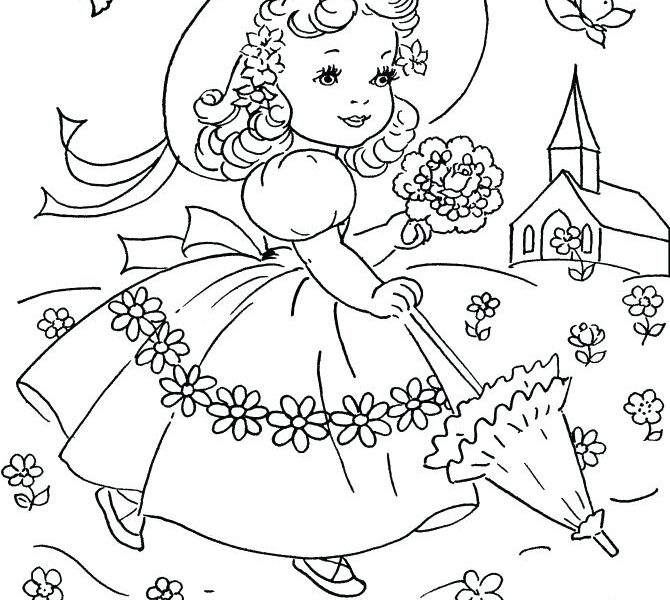 670x600 Vintage Colouring Pages Vintage Coloring Book Free
