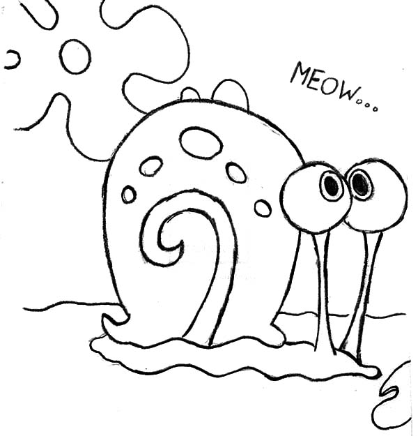 600x625 Gary The Snail Walking