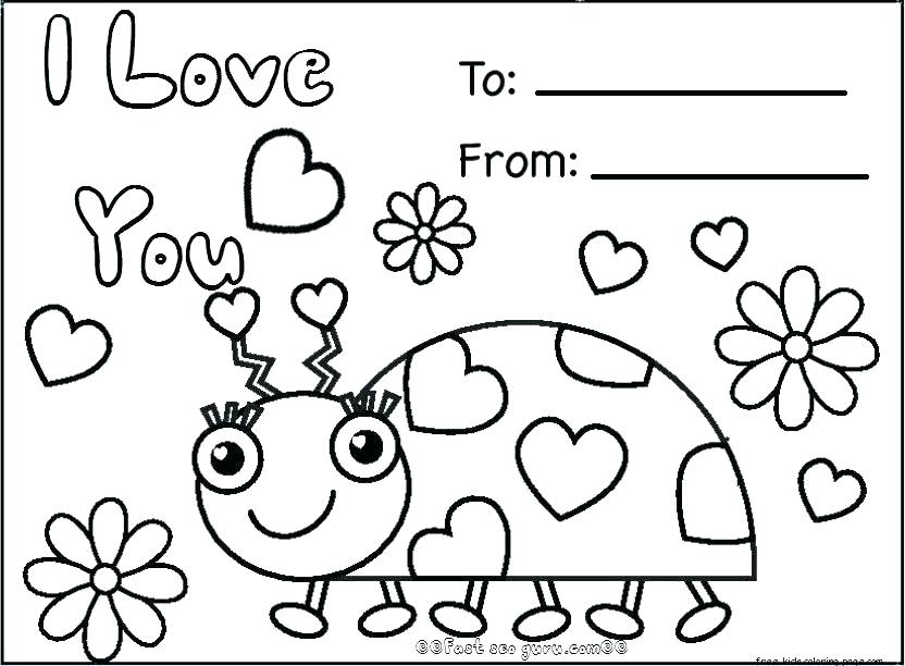 832x612 Coloring Pages With Number Codes Valentines Day Color