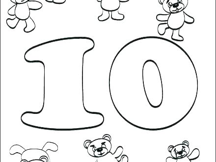 440x330 Number Coloring Pages Coloring Pages Numbers Coloring Pages