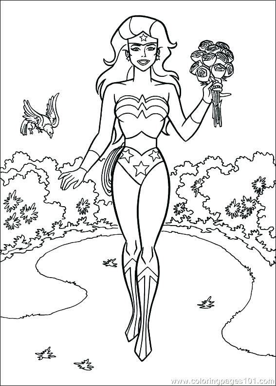 567x794 Coloring Pages For Women Coloring Pages Online Women Super Woman