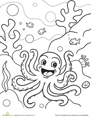301x382 Octopus Worksheet