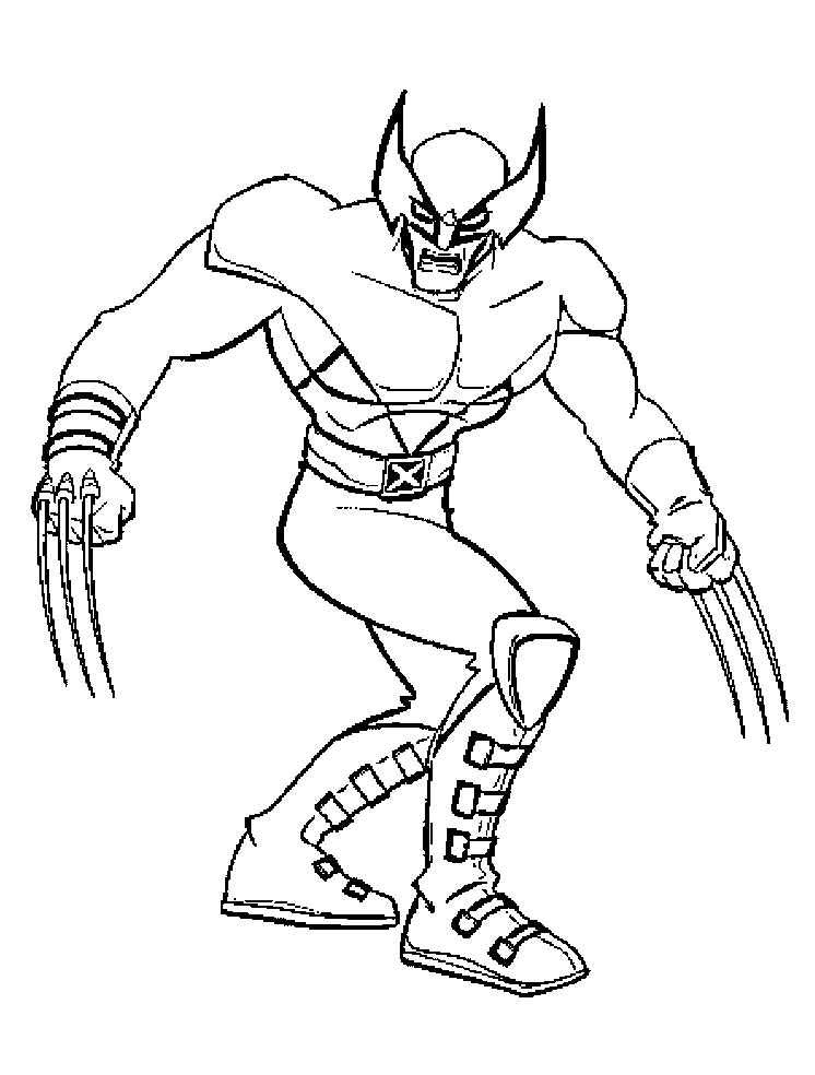 746x984 Xmen Coloring Pages Free Epic X Men Coloring Pages