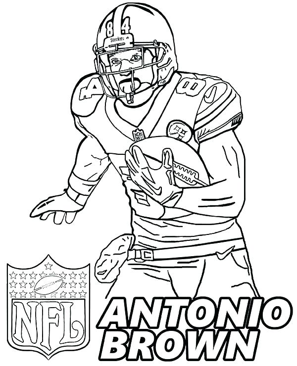 600x740 Indianapolis Colts Coloring Pages