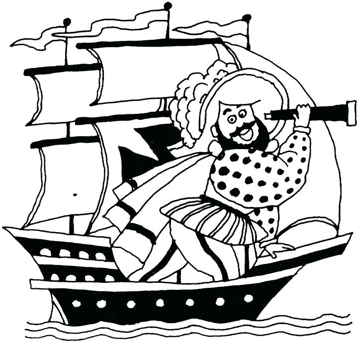 720x688 Columbus Coloring Page Ships Coloring Pages Ships For Kids Free