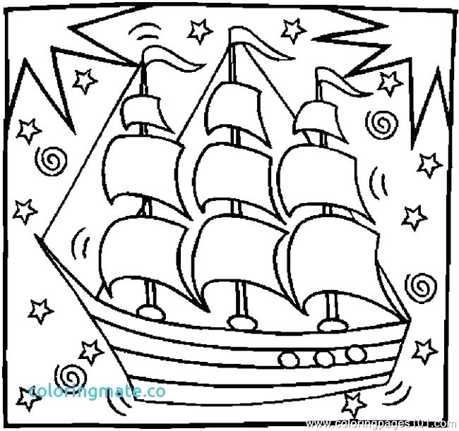 650x611 Christopher Columbus Coloring Pages