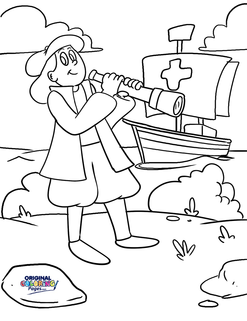 815x1056 Columbus Day Coloring Page Coloring Pages Original Coloring Pages