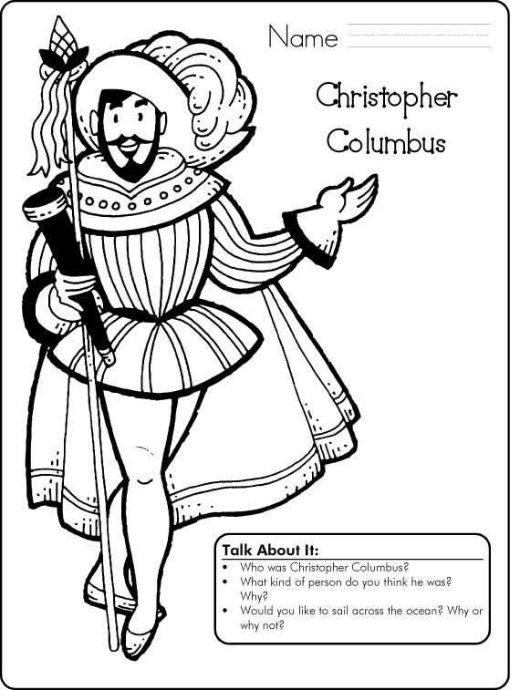 570x757 Columbus Day Coloring Pages For Kids