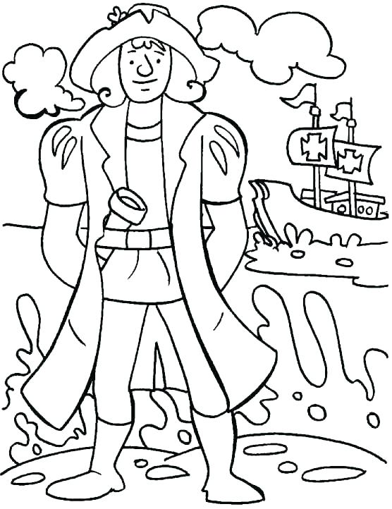 556x722 Columbus Day Coloring Pages