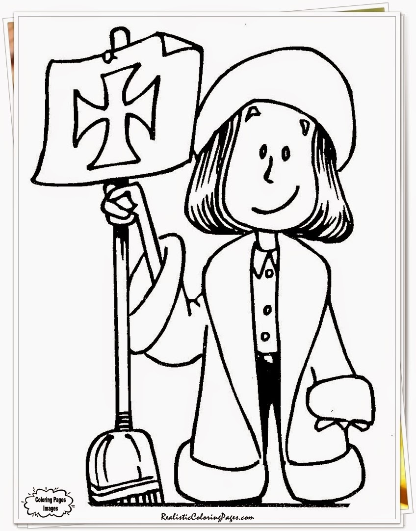 848x1082 Awesome Columbus Day Coloring Pages Printable Realistic Of Labor