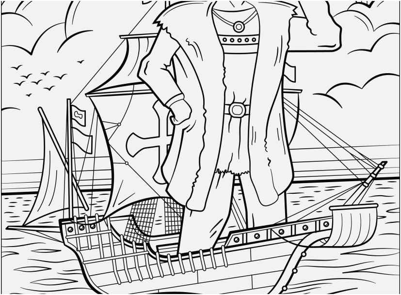 827x609 Labor Day Coloring Pages Photo Engage Younger Kids With Columbus