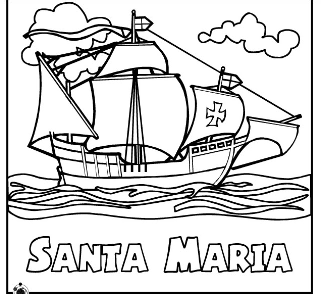 642x588 Columbus Day Coloring Pages